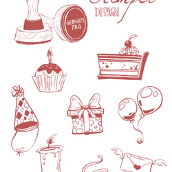 Stempel Geburtstag