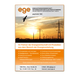 Inserat für ege Einkaufsgenossenschaft