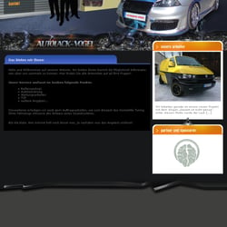 Webdesign für eine Autowerkstatt mit jungen, kreativen Angestellten. Noch nicht ganz fertig. Update kommt!