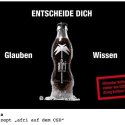 afri auf dem CSD  >> ANZEIGENMOTIV