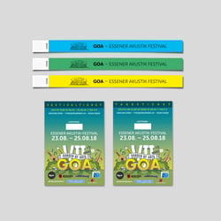 Tickets und Bändchen – Garden of Arts Festival