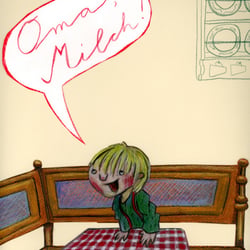 Illustration einer Biografie: Erinnerung aus der Kindheit