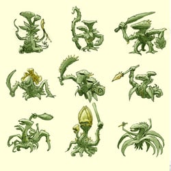 Schleich – Dschungel Monster – Konzeptzeichnung
