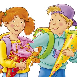 Keyvisual für eine Schulanfangspromotion