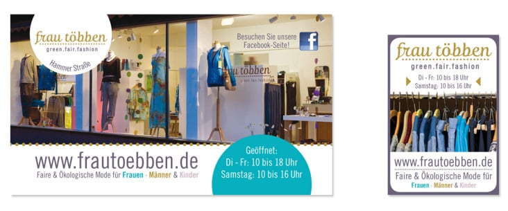 Werbeanzeigen für FRAU TÖBBEN
