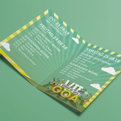 Flyer Design – Garden of Arts Festival