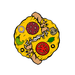 Pizza Yin Yang