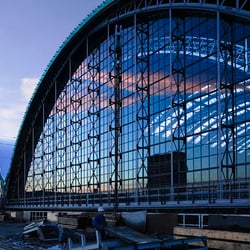 Bahnsteighallen, Hauptbahnhof, Frankfurt / Main, Deutschland
