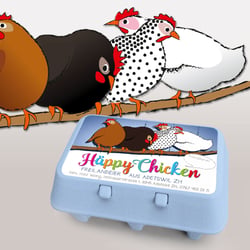Illustration für Eierschachtel