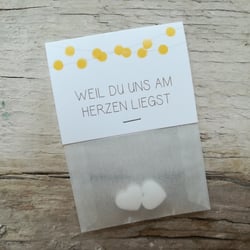 Give-away »Pfefferminzherzen«