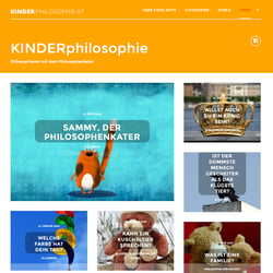 kinder-philosophie.at. wordpress & web-app für iOS & android.