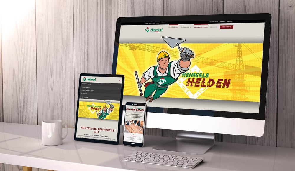 Heimerl Helden – Responsive Website