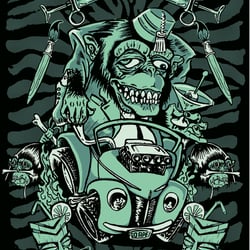 Torpedo Monkeys shirt Motiv 2008