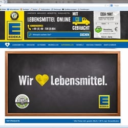 Webshop Edeka Lebensmittel
