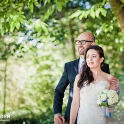 Brautpaar im Palmengarten in Frankfurt