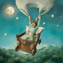 Coverillustration zu „Der kleine Häwelmann“ Audiobook