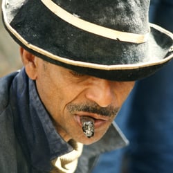 brasilian man with cigar