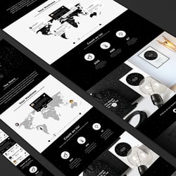 Interaktive Microsite mit Social Media-Anbindung, responsive