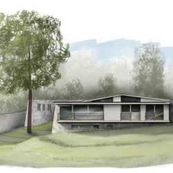 Villa Italien – kolorierte Ansicht
