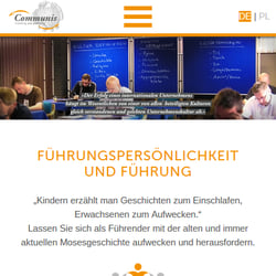 Communis auf dem Smartphone