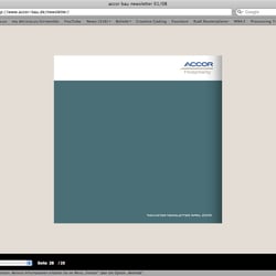 Accor Hospitality Newsletter – Rückseite