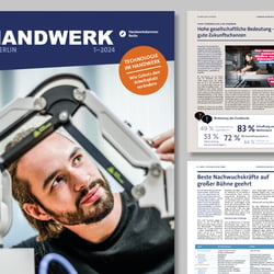 Beispielseiten Magazin: Handwerk in Berlin