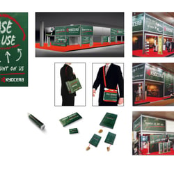 Kyocera Messestand