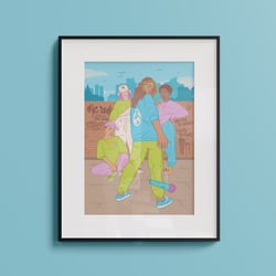 Viva con Aqua Arts limitierter Kunstdruck