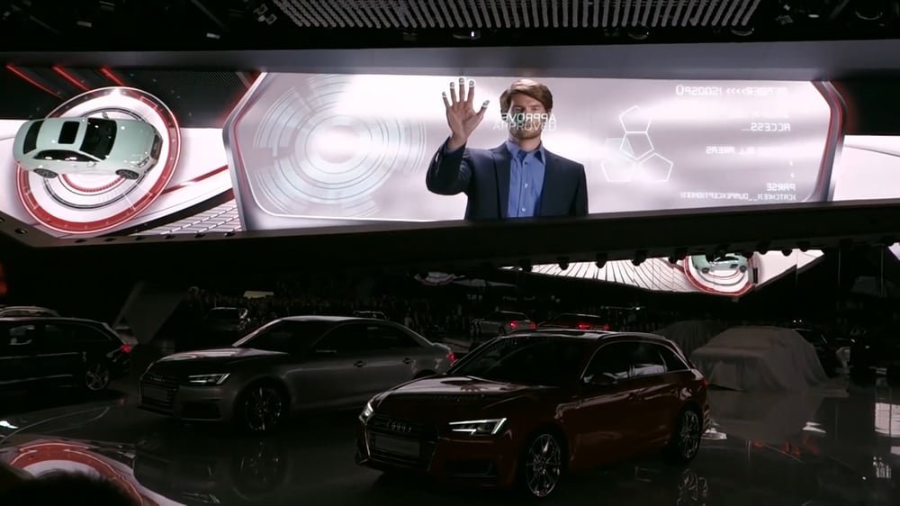 Audi IAA Pressekonferenz – 1st AD, Art Direction, Edit & Motion Graphics