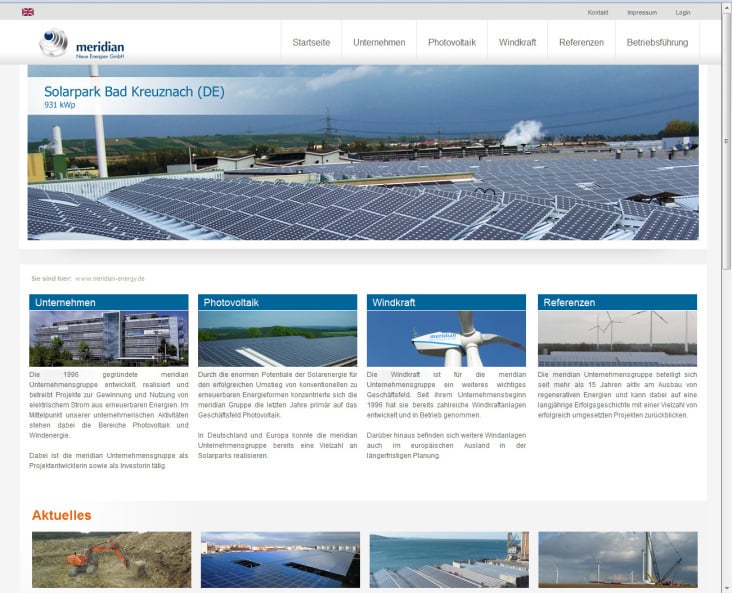 Redesign Homepage (Typo3)