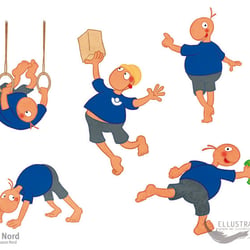Kalenderillustration  |  „Murmel“