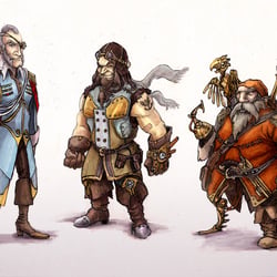 Character – Concept: Steampunk Pirates