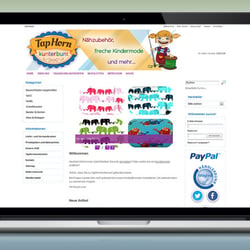 Webdesign für „TapHorn kunterbunt“