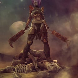Illustration für das „Dark Age“ Tabletop Spiel von CMON