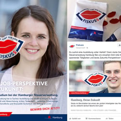 Recruiting-Kampagne für die Steuerverwaltung Hamburg