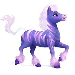 Das Zauberzebra Charakter Design