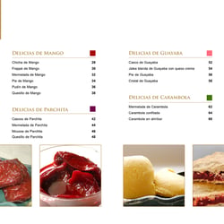 Inhaltsverzeichnis Rezeptbuch (Venezuela)