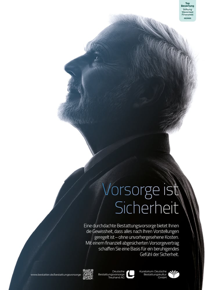 Kampagne Bestattungsvorsorge 2025