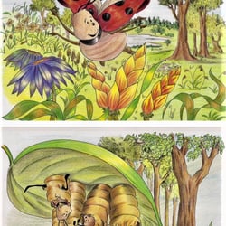 Kinderbuchillustration, Stift