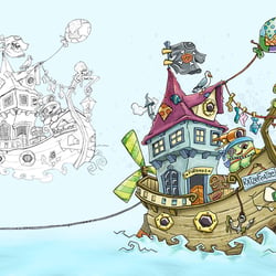Illustration aus „Die Piramos“