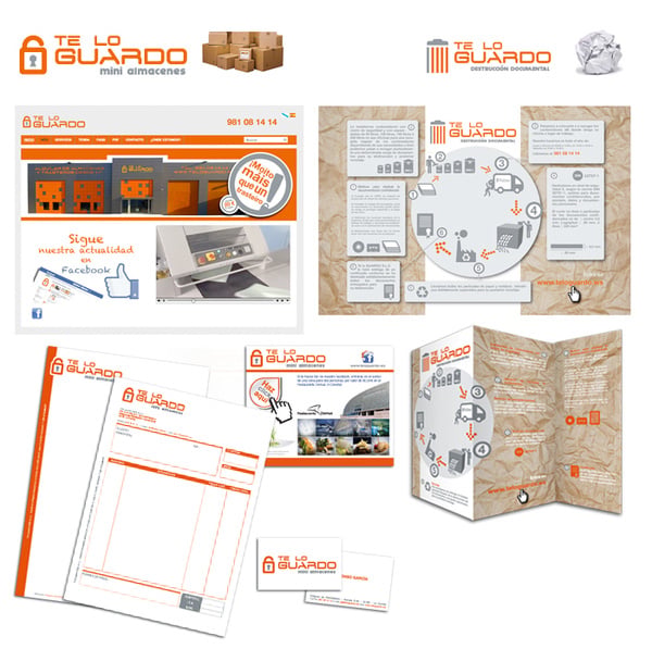 Corporative image, bussines stationery, web