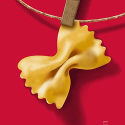 On The Line – Surreale Food-Illustration