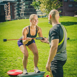 Sport in der Hafenctiy Hamburg mit Personal Trainer A G,,