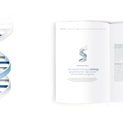 Illustrations-Serie für Geschäftsbericht; Strategy: Helix