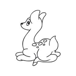 Rehkitz Outline