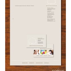 Briefpapier für eine Fotografin