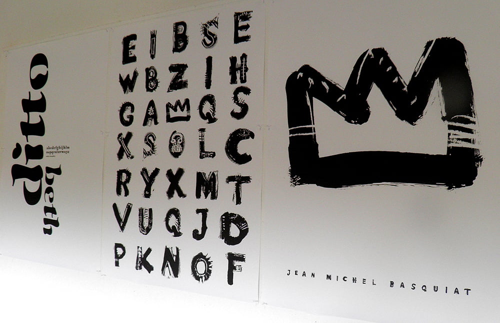 Alphabete zu Beth Ditto und Jean Michel Basquiat