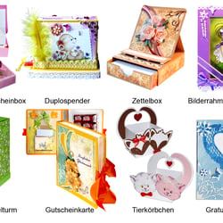 Bastelprodukte verschiedene Kategorien