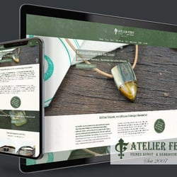 Onlineshop und Logo Atelier Ferox – WooCommerce