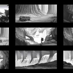 Preproduction work Thumbnails